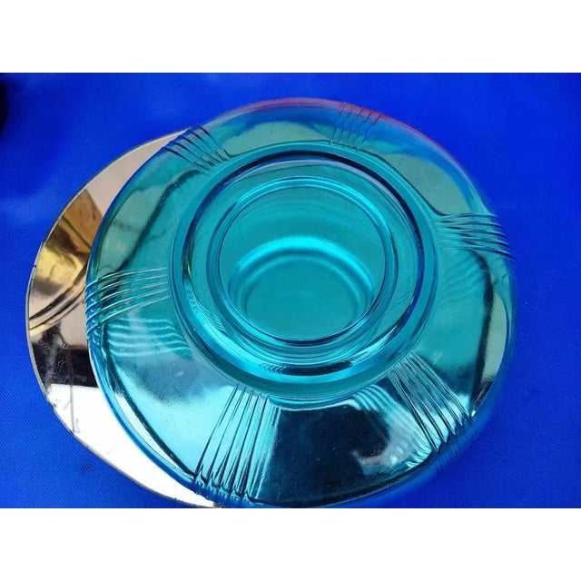 Art Deco Glass Bowl from Josef Invald, 1930s For Sale - Image 4 of 7