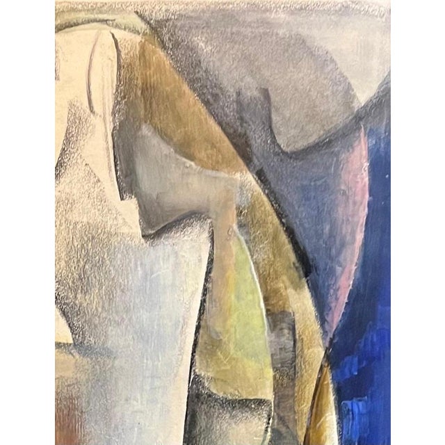 Vivaldo Martini, Abstract Composition No. 2, Oil on Canvas For Sale - Image 4 of 9