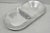 Late 20th Century Vintage Mid Century Modern Art Deco Cast Aluminum 2 Section Serving Dish Platter For Sale - Image 5 of 17