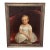 American Folk Art Portrait of a Young Child Holding a Slipper, C. 1830–1850 For Sale