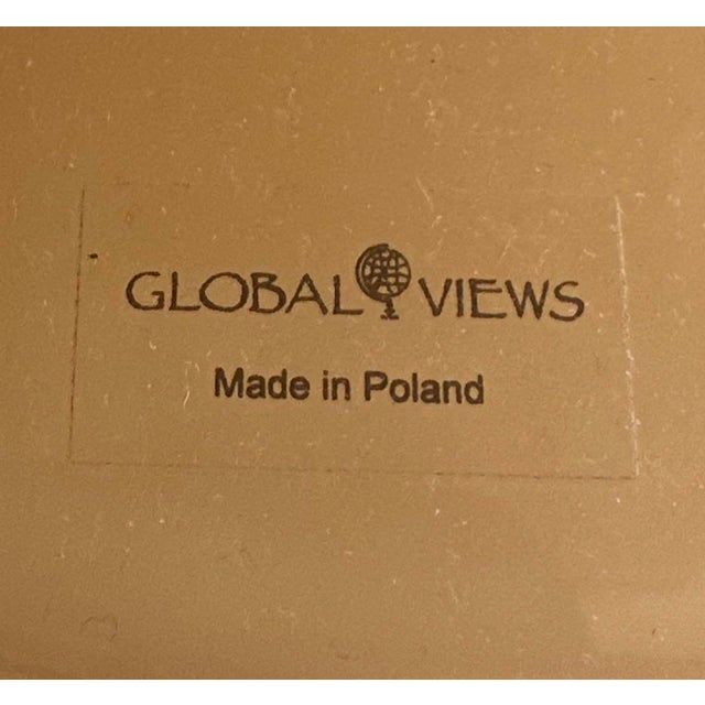 Monumental Global Views Internally Illuminated Polish Glass Luminaires - Cream - a Pair For Sale - Image 11 of 12