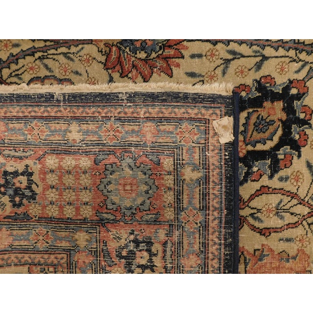 Antique Persian Tabriz Rug. 6'10"x 10' For Sale - Image 10 of 18