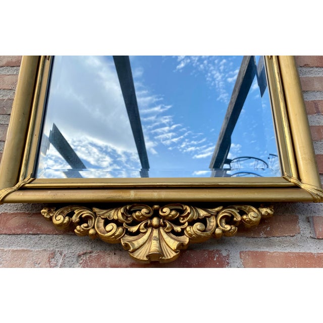 Large Antique French Monumental Gold Leaf Gilt Mirror, 1890 For Sale - Image 18 of 18