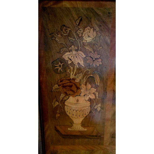 Late 19th Century "Louis" - A Victorian Rosewood Marquetry Cabinet. For Sale - Image 10 of 12
