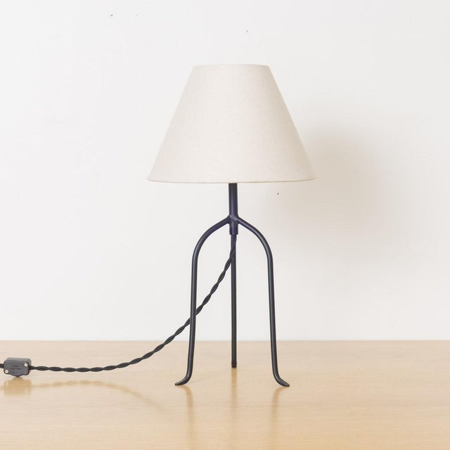 Not Yet Made - Made To Order Contemporary Panoplie Large Iron Tripod Lamp For Sale - Image 5 of 13