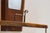 Mid-Century American Modern Chestnut Wall Mounted Valet With Mirror and Shelf For Sale - Image 9 of 10