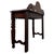 Brown Antique 19th Century English Victorian Carved Oak Side Table For Sale - Image 8 of 10