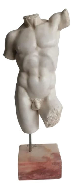 Italian Artist, Torso, 20th Century, Carrara Marble