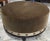 A. Rudin 36" Round Mohair Ottoman For Sale - Image 9 of 13