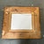 1970s 1970’s Original Folk Art Rocking Horse Block Print Chunky Gold Frame For Sale - Image 5 of 5