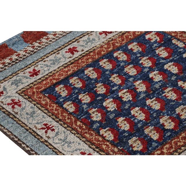 Rug & Kilim’s Caucasian Style Runner Rug With Polychromatic Geometric Patterns For Sale In New York - Image 6 of 7