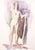 Original Signed Standing Male Nude Gouache Figure Painting - By Michelle Arnold Paine For Sale