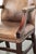 English-Style Gainsborough Desk Chair in Cowhide Leather For Sale - Image 9 of 13