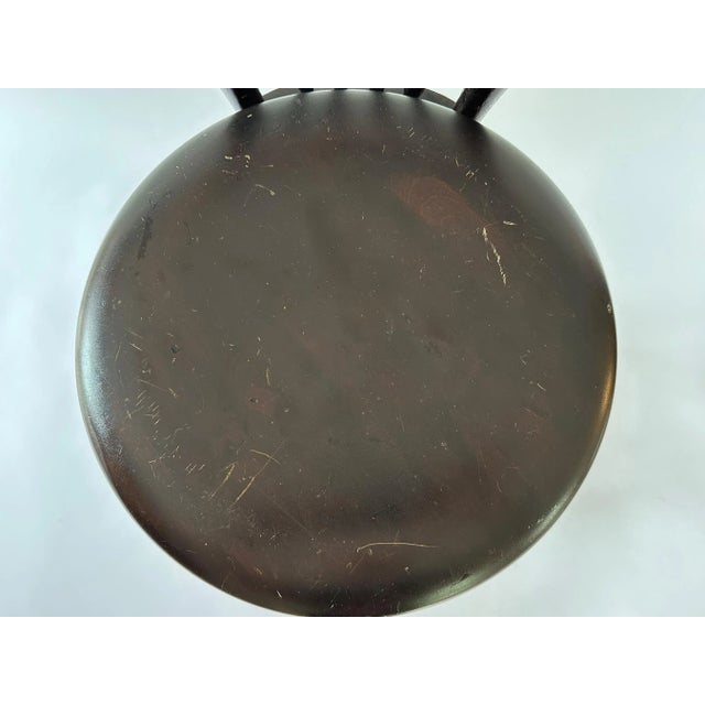 Antique Piano Stool With Backrest, Early 1990s For Sale In Minneapolis - Image 6 of 11