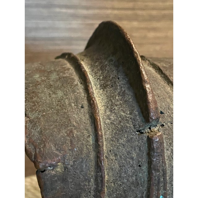 19th Century Antique African Mounted Bronze Bracelet For Sale - Image 5 of 5