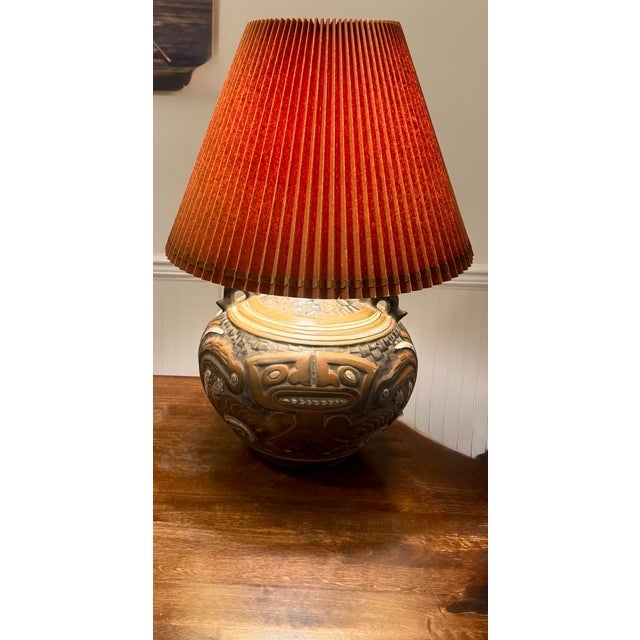 Tiki Mayan Gods Lamp For Sale - Image 11 of 12