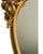 Metal Vintage French Oval Mirrored Vanity Tray With Gold Roses, Circa 1950s For Sale - Image 7 of 9