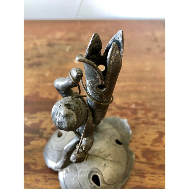 Early 20th Century Antique Wilcox Silver Plate Figural Candleholders- a Pair For Sale - Image 5 of 7