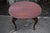 1990s Thomasville Cherry Wood Table Vintage Queen Anne Oval Side End Pull Out Shelf For Sale - Image 5 of 12