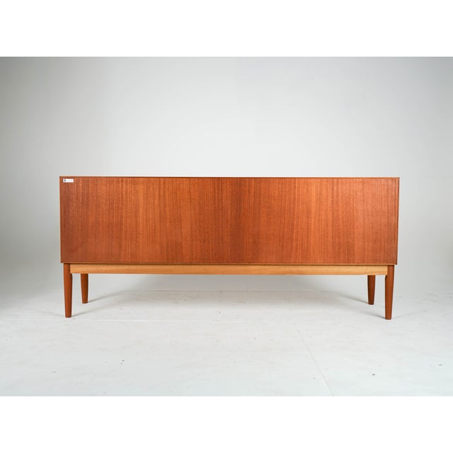 Brown Teak Sideboard by H.W. Klein for Bramin, 1960s For Sale - Image 8 of 10