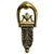 Elevate your home’s curb appeal with this heavy, solid brass vintage door knocker features a beautifully detailed...