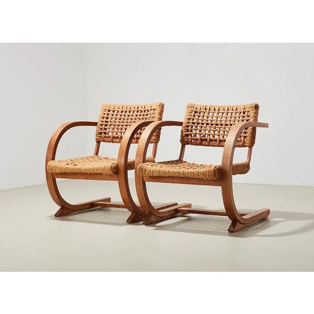 1940s Set of Rope Lounge Chairs by Bas Van Pelt for My Home, 1940s For Sale - Image 5 of 11