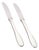 Lunch Knives in Sterling Silver and Stainless Steel by Evald Nielsen, 1930s, Set of 2 For Sale