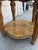 Late 20th Century Late 20th Century French Louis XVI Style Carved Wood & Marble Glass Top Round Side Table For Sale - Image 5 of 11