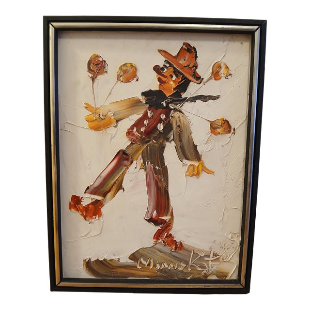 Framed Morris Katz Oil Painting on Board [12" X 16"] [1989] For Sale