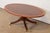 English Baker Furniture Style Georgian Banded Mahogany Pedestal Coffee Table For Sale - Image 3 of 9