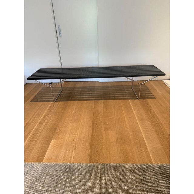 Mid-Century Modern Harry Bertoia Bench for Knoll For Sale - Image 3 of 8