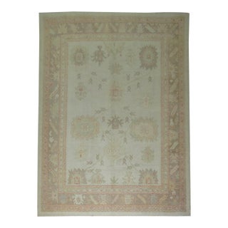 Oushak Rug, 8'6'' X 12'9'' For Sale
