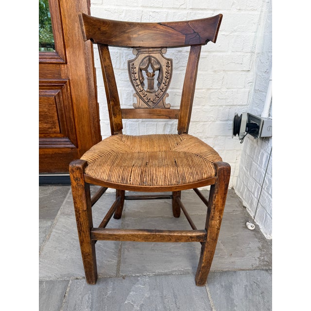 Auburn Set of 7 Antique Directoire Chairs For Sale - Image 8 of 14
