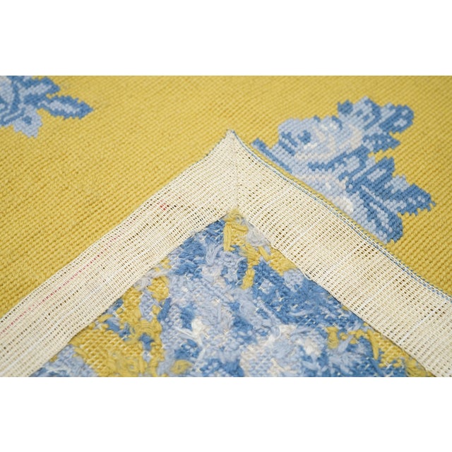 French Aubusson Design Rug 9'0" X 12'0" For Sale - Image 9 of 10