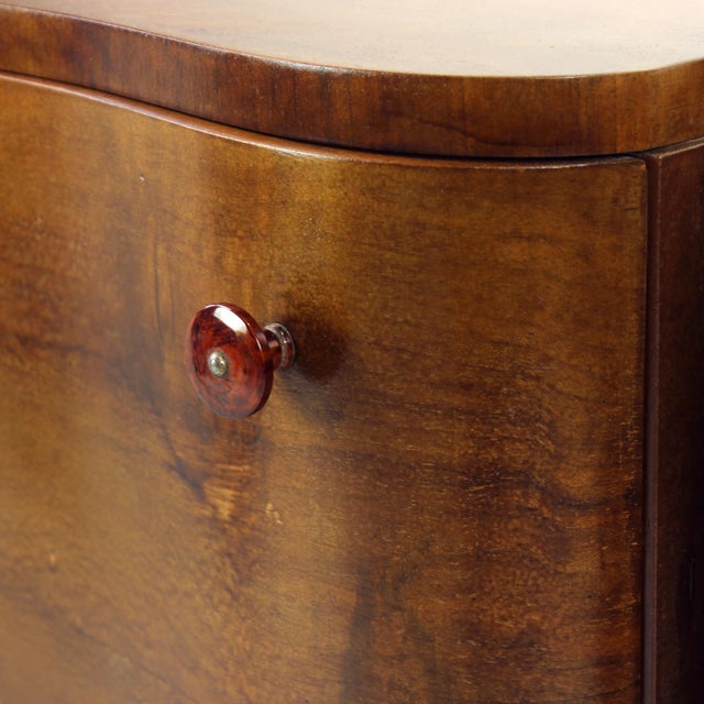 1930s Art Deco Bedside Tables by Jindřich Halabala for Up Závody, 1930s, Set of 2 For Sale - Image 5 of 15