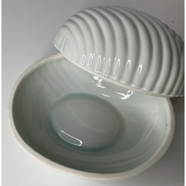 White 1970s Germaine Moneil Box With Lid For Sale - Image 8 of 10