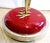Rare Antonio Pavia Brass and Red Lacquered Wood Stork Floor Lamp Circa 1980s For Sale - Image 10 of 17