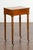 English 1820s Walnut Side Table with Single Drawer, Turned Legs and Casters For Sale In Atlanta - Image 6 of 12