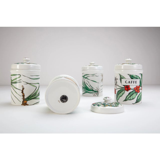 1950s Spice Jars by Piero Fornasetti, 1952, Set of 4 For Sale - Image 5 of 5
