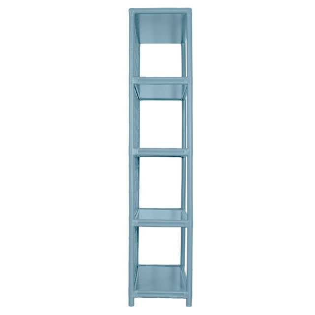 Coastal Casablanca Etagere, Pool Blue For Sale - Image 3 of 5