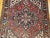 Vintage Heriz Area Rug, Handwoven Geometric Pattern, Red & Navy, 5’ X 7’ For Sale In Chicago - Image 6 of 11