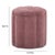 Fleur Mauve Storage Ottoman For Sale - Image 4 of 4
