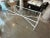 Vintage Faux Bamboo Patio Outdoor Metal Newly Powder-Coated White Coffee Cocktail Table For Sale - Image 12 of 12