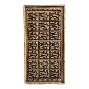 Antique Wood Carved Print Block