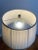 Oriental Chinese Ming Dynasty Style Blue & White Table Lamp W Org Shades, a Pair For Sale - Image 12 of 15