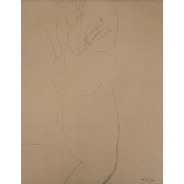 After Amedeo Modigliani, Caryatide, 1959, Lithograph For Sale - Image 5 of 5