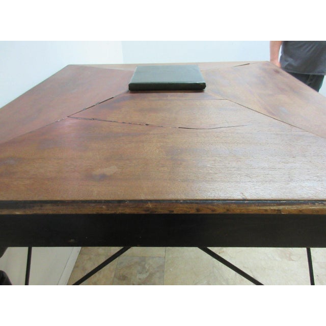Antique Victorian Primitive Slant Top Plantation Writing Desk For Sale - Image 10 of 11