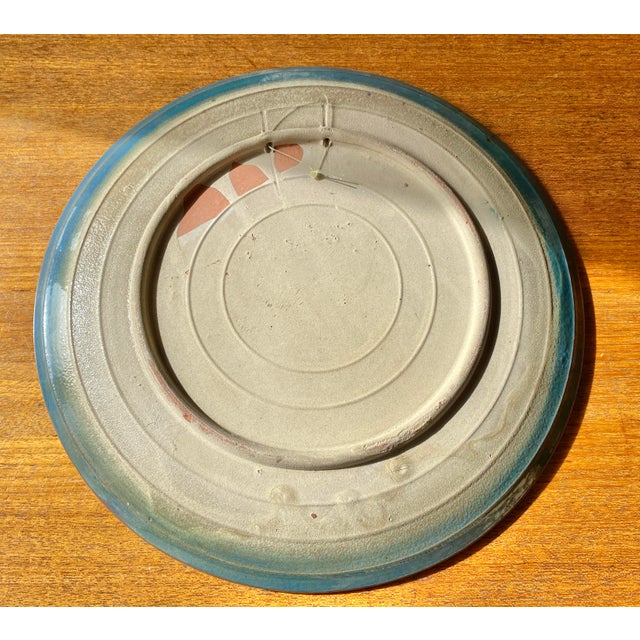 Vintage Ceramic Dish with Peacock Bird Decor, France, 1960s For Sale - Image 4 of 5