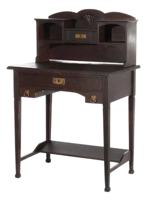 Antique Stickley School Arts & Crafts Mission Oak Lady’s Desk C1920