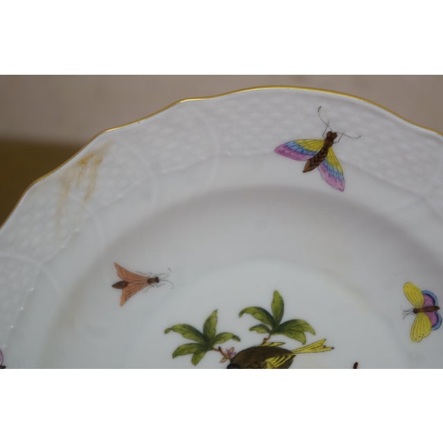 Ceramic Late 20th Century Herend Hungary Rothschild Bird China Serving Plates Bowls Cachepots - 30 pcs For Sale - Image 7 of 18